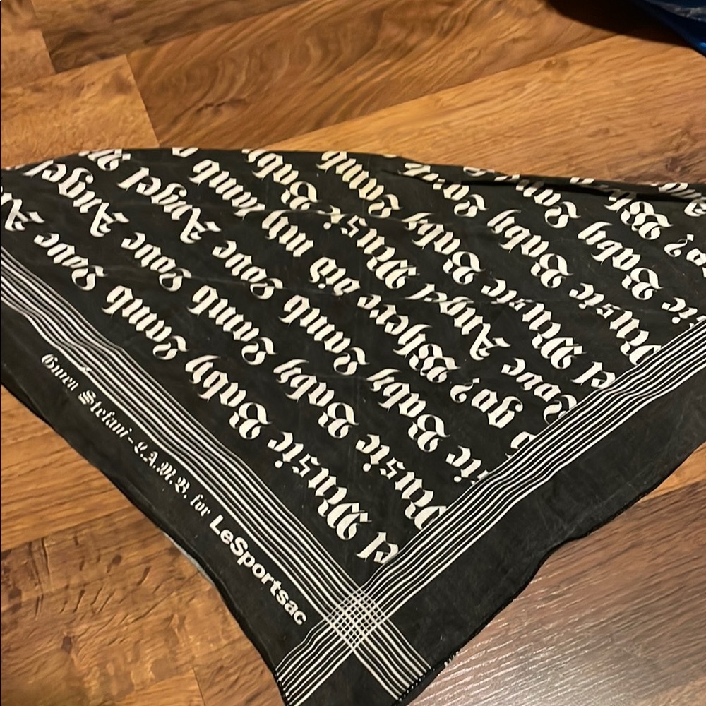 LeSportsac L.A.M.B. Black and White Bandana